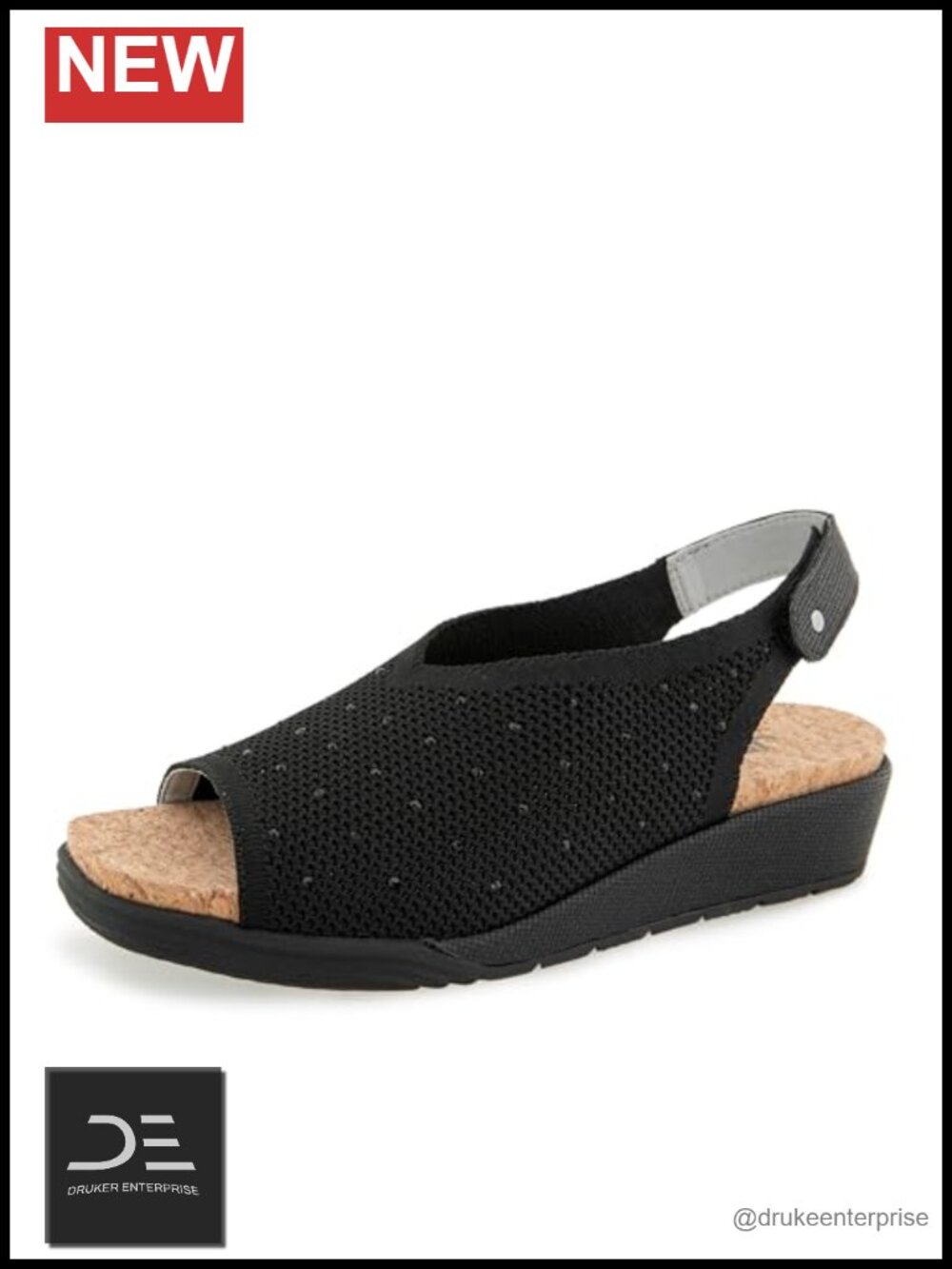 JBU Clarisse Slingback Wedge Sandal Women Casual Dressy